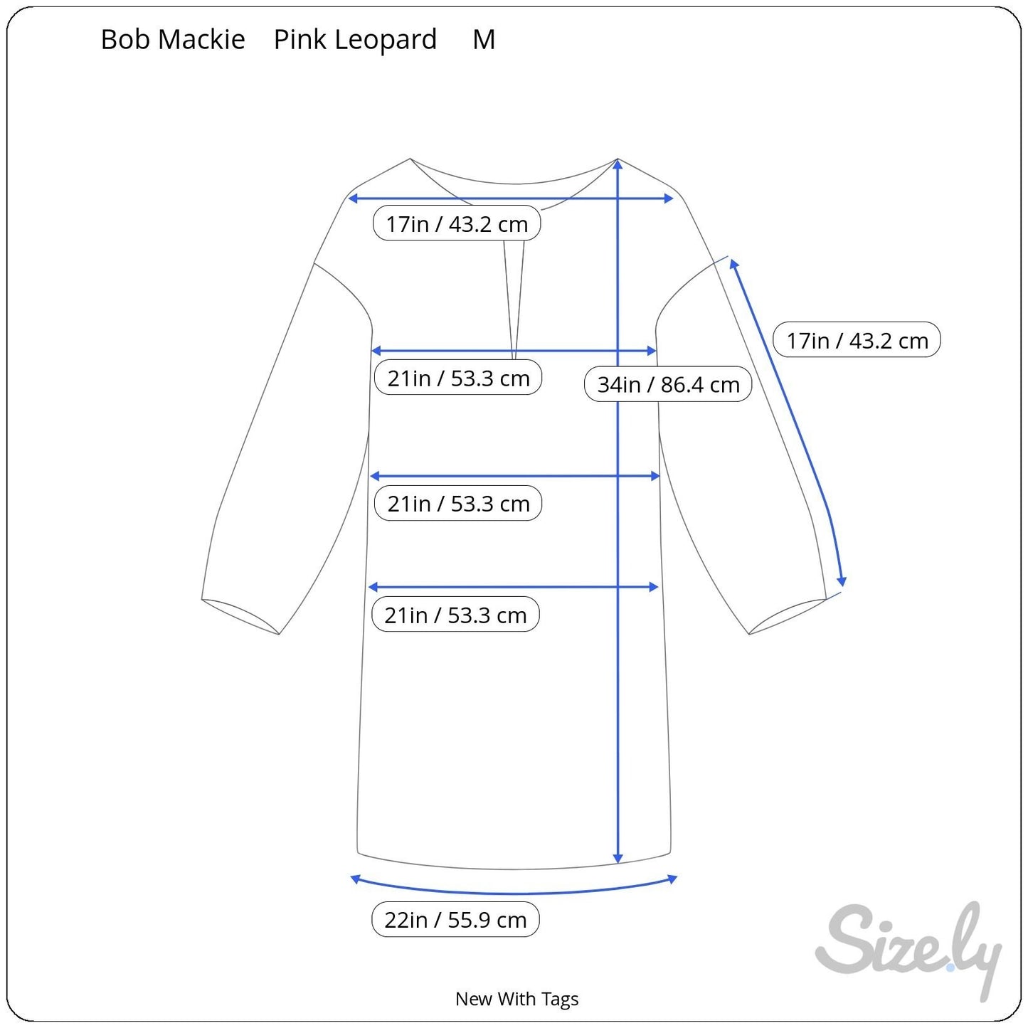 Bob Mackie Wearable Art Vintage Womens Pink Black Leopard Print Tunic Dress New