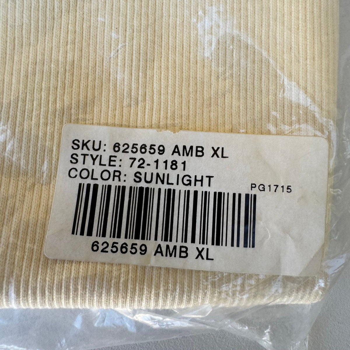 J Jill Coquette Cottagecore Lace Trim Ribbed Tank Top Butter Yellow XL NWT