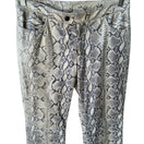 Switch Lily Cheung Vintage Y2K Edgy Indie Grunge Biker Leather Snakeskin Print Pants 8 3 image