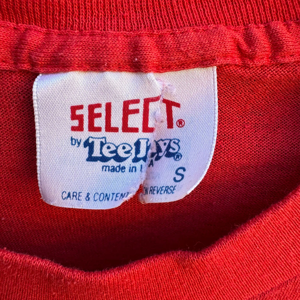 California Raisins Tee Jays Vintage Heard It Thru The Grapevine T-Shirt Red S