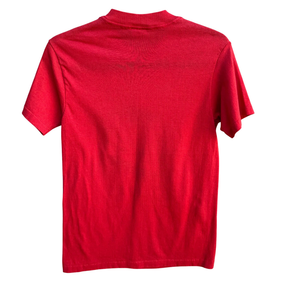 California Raisins Tee Jays Vintage Heard It Thru The Grapevine T-Shirt Red S