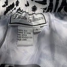 Switch Diane Gilman Vintage Womens Silk Lined Zebra Animal Print Elastic Waist Skirt S 2 image