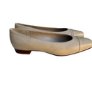 Switch L'Arcad Classique Shoe Beige Leather Low Heel Flats 41 Made In Italy Minimalist 3 image