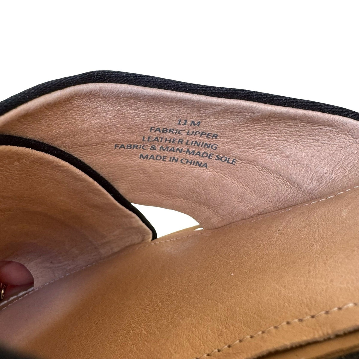 J. Jill Minimalist Coastal Beachy Chic Crisscross Strap Slide Sandals 11 NEW