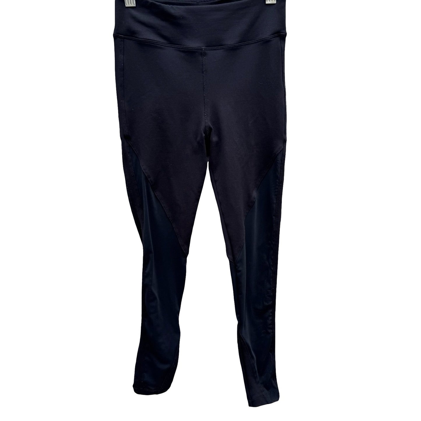 Koral Ilana Kugel Black Mesh Panel High Rise Activewear Gym Leggings Womens XS
