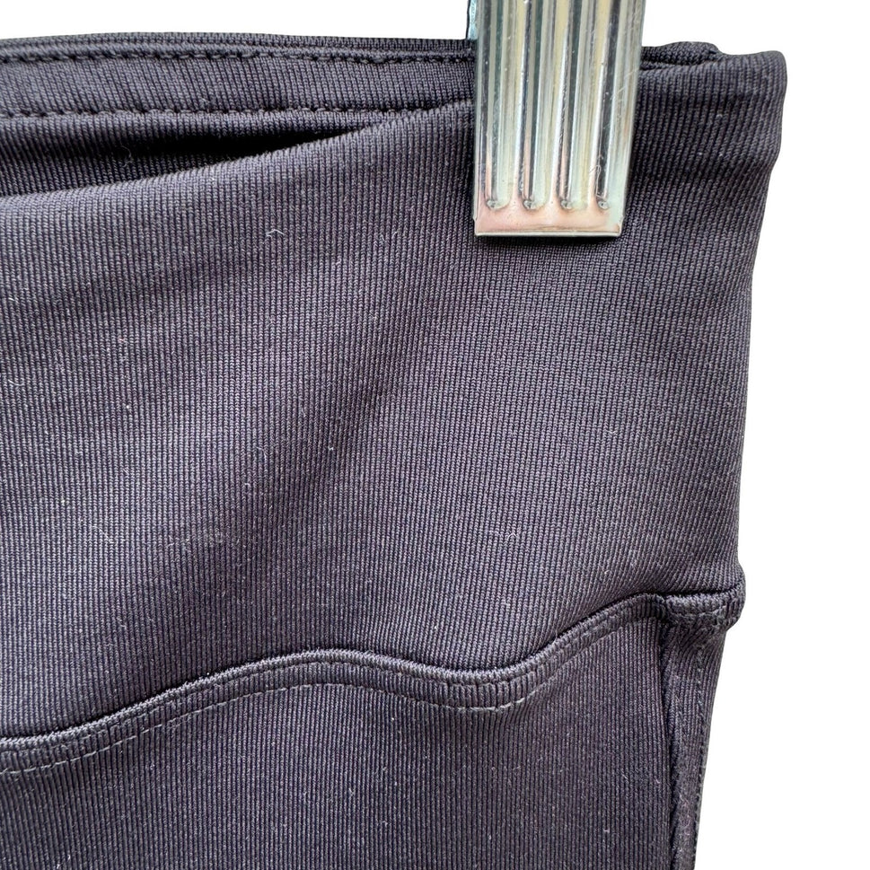 Koral Ilana Kugel Black Mesh Panel High Rise Activewear Gym Leggings Womens XS