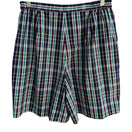 Switch Alfred Dunner Vintage Womens Preppy Plaid Golf Side Elastic Bermuda Shorts 14 3 image