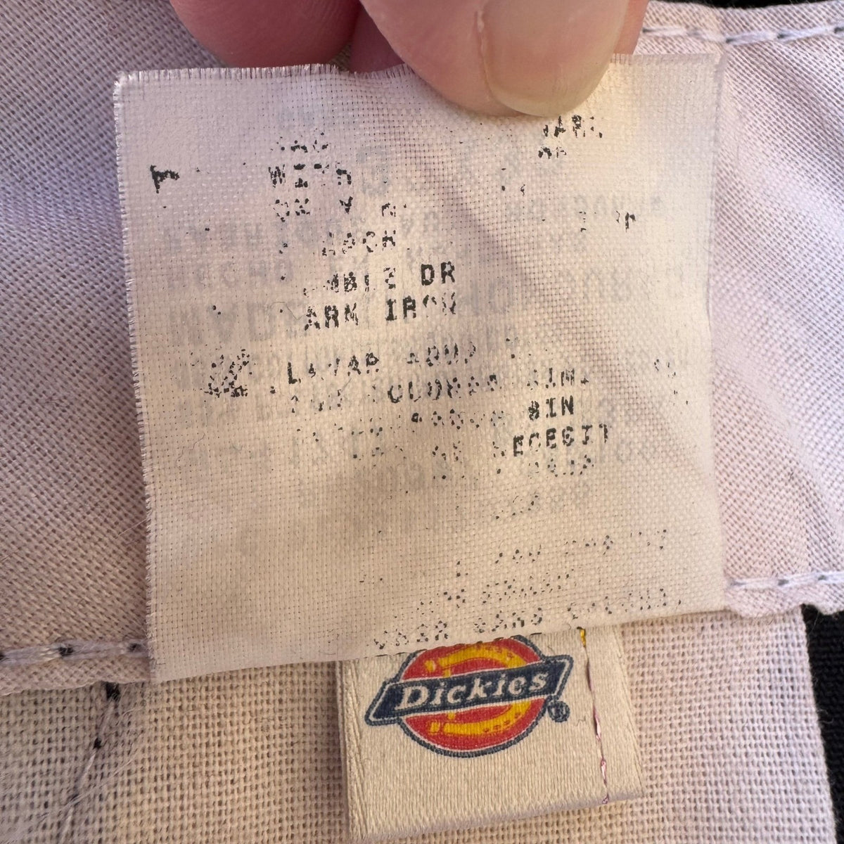 Dickies 85283 Double Knee Loose Fit Workwear Streetwear Pants Mens Black 32x32