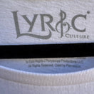 Switch Lyric Culture Woodstock 1969 White Graphic T-Shirt XS Music Festival USA Made 2 image
