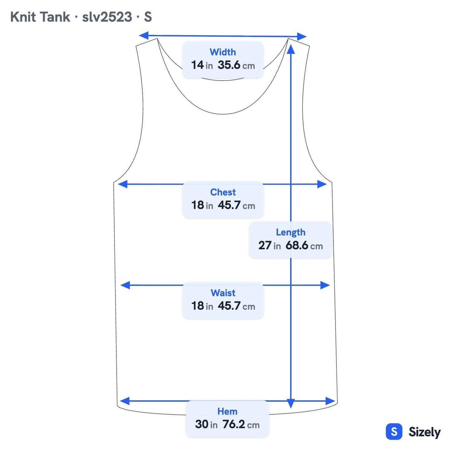 Minimalist Coastal Boho Knit Tank Top Relaxed A-Line Sleeveless Grey Womens S