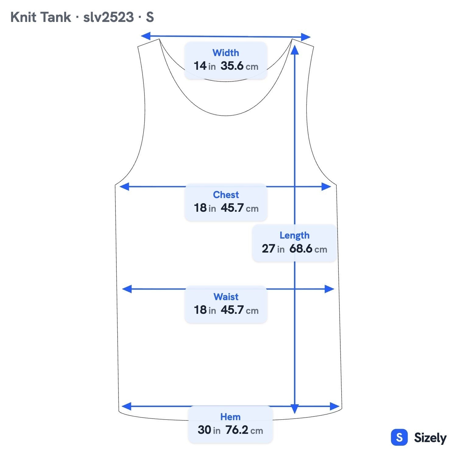 Minimalist Coastal Boho Knit Tank Top Relaxed A-Line Sleeveless Grey Womens S