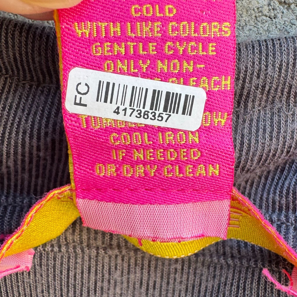 Catherine Malandrino Womens Gray Minimalist Lagenlook Knit Drawstring Collar Top