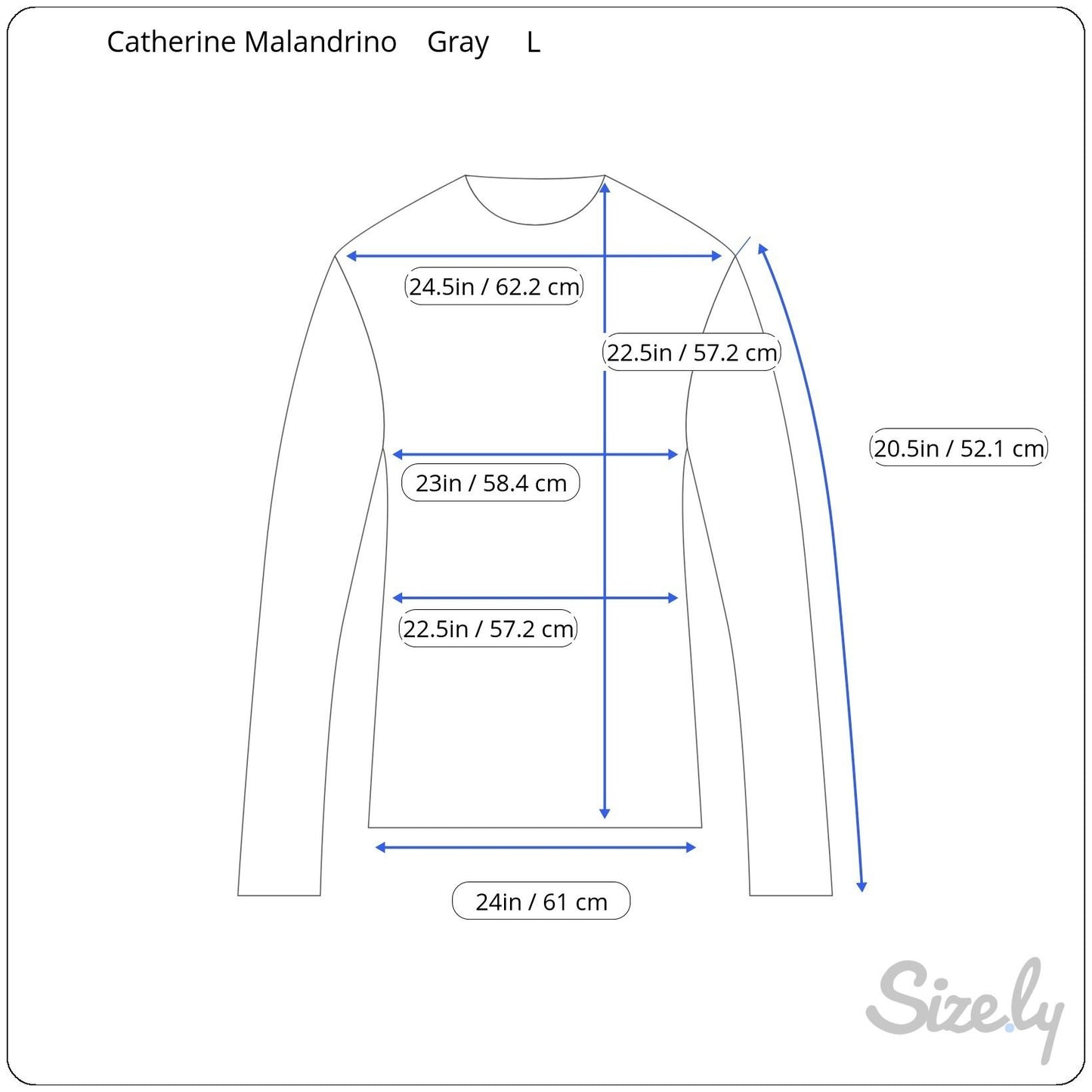 Catherine Malandrino Womens Gray Minimalist Lagenlook Knit Drawstring Collar Top