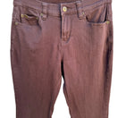 Switch DG2 Diane Gilman Womens 2P Espresso Brown Stretch Bootcut Twill Pants Petite 3 image