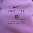 Switch Nike Dri-FIT Pink V-Neck Adjustable Racerback Workout Sports Bra Womens 3X Yoga 2 image