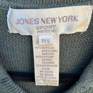 Switch Jones New York Sport Vintage Sage Green Polo V-Neck Sweater Long Sleeve P/S 2 image
