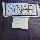 Switch Synari Vintage Womens Navy Pleated Cheerleader Tennis Side Zip Mini Skirt 16 2 image