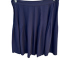 Switch Synari Vintage Womens Navy Pleated Cheerleader Tennis Side Zip Mini Skirt 16 3 image