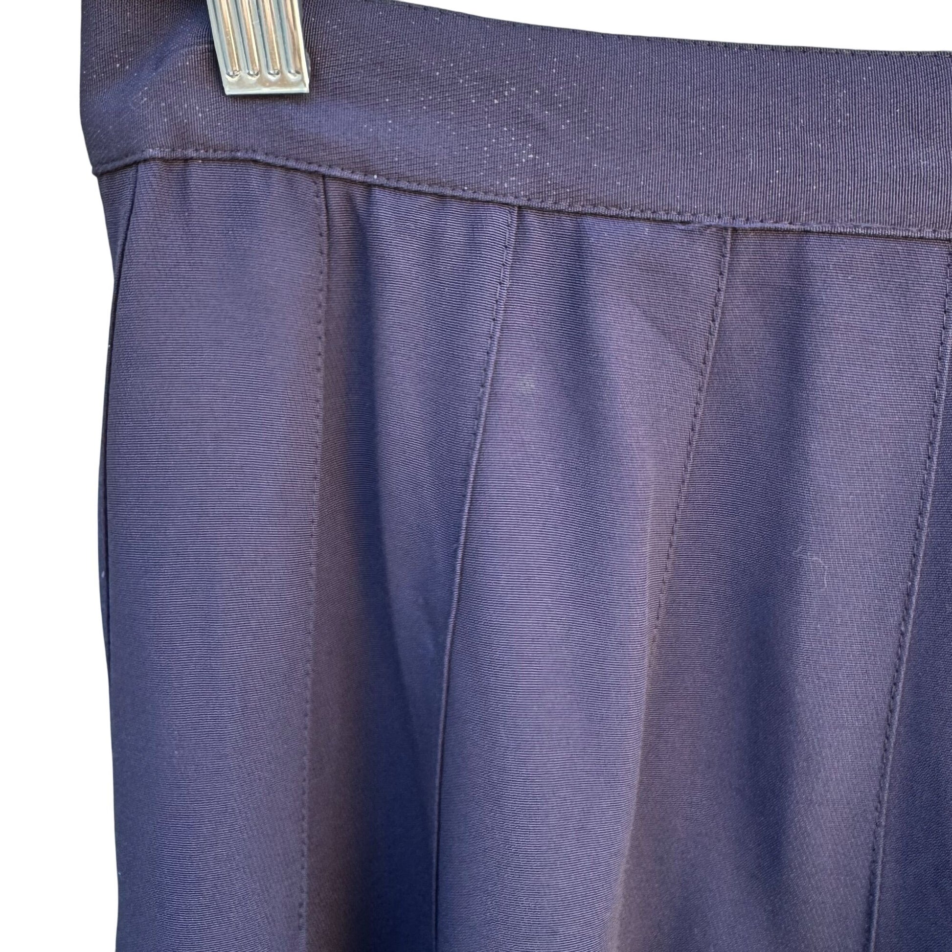 Synari Vintage Womens Navy Pleated Cheerleader Tennis Side Zip Mini Skirt 16