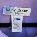 Switch Lady Dorby Vintage Womens Preppy Lavender Office Professional Blazer Jacket 24W 3 image
