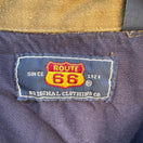 Switch Route 66 Vintage Mens Brown Cotton Work Jacket Corduroy Collar Full Zip Large 2 image