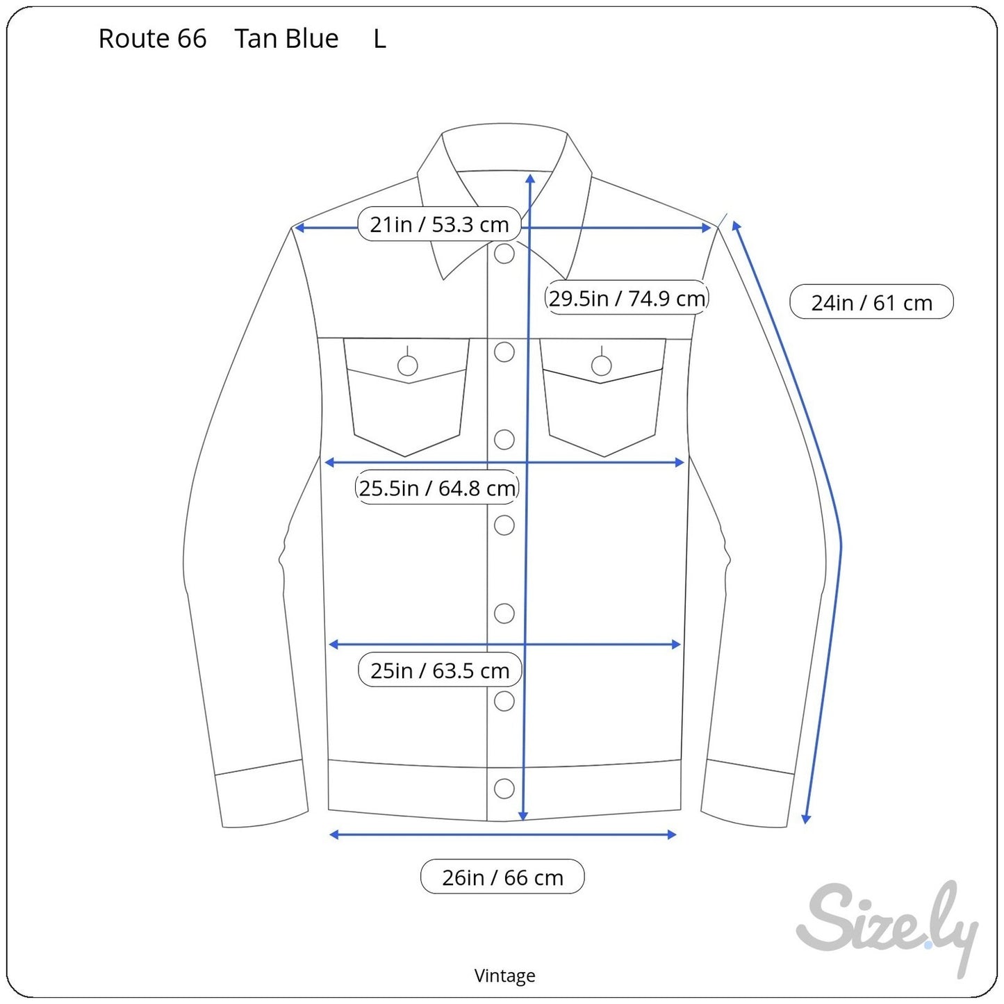 Route 66 Vintage Mens Brown Cotton Work Jacket Corduroy Collar Full Zip Large
