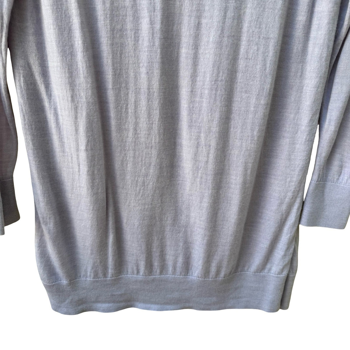 J Crew Tippi 100% Merino Wool Preppy Minimalist Sweater Pastel Lavender XXS