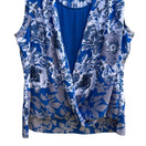 Switch Alfani Professional Botanical Floral Draped Wrap Sleeveless Layered Cami Blouse 3 image