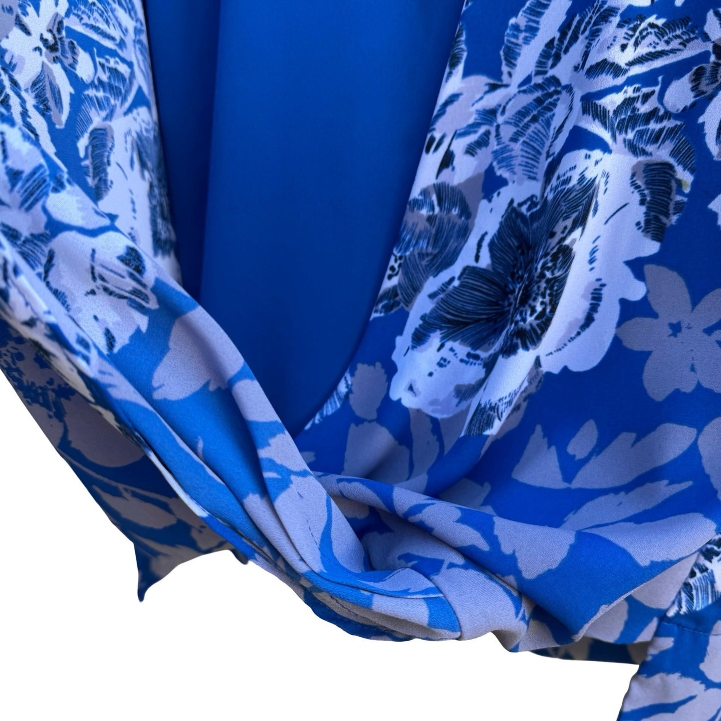 Alfani Professional Botanical Floral Draped Wrap Sleeveless Layered Cami Blouse