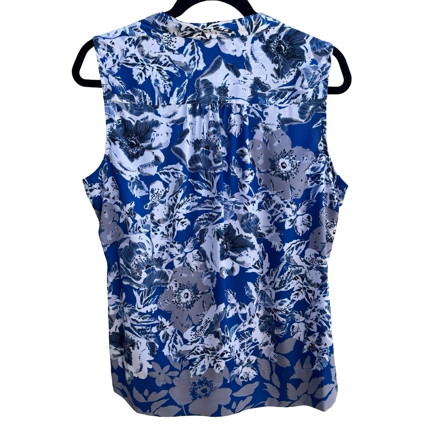 Alfani Professional Botanical Floral Draped Wrap Sleeveless Layered Cami Blouse