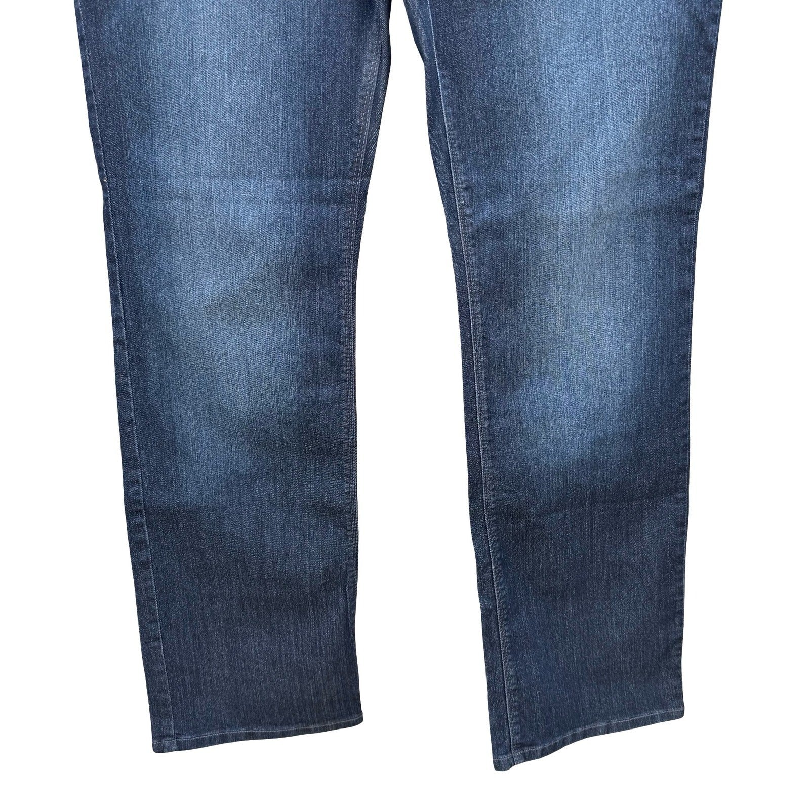 NYDJ Marilyn Straight Leg Jeans Burbank Dark Wash Lift Tuck M10K43BK4339 Size 16