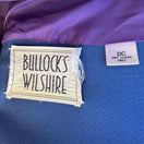 Switch Bullocks Wilshire Vintage 60s 70s Womens Royal Blue A Line Mod Coat Overcoat L 2 image