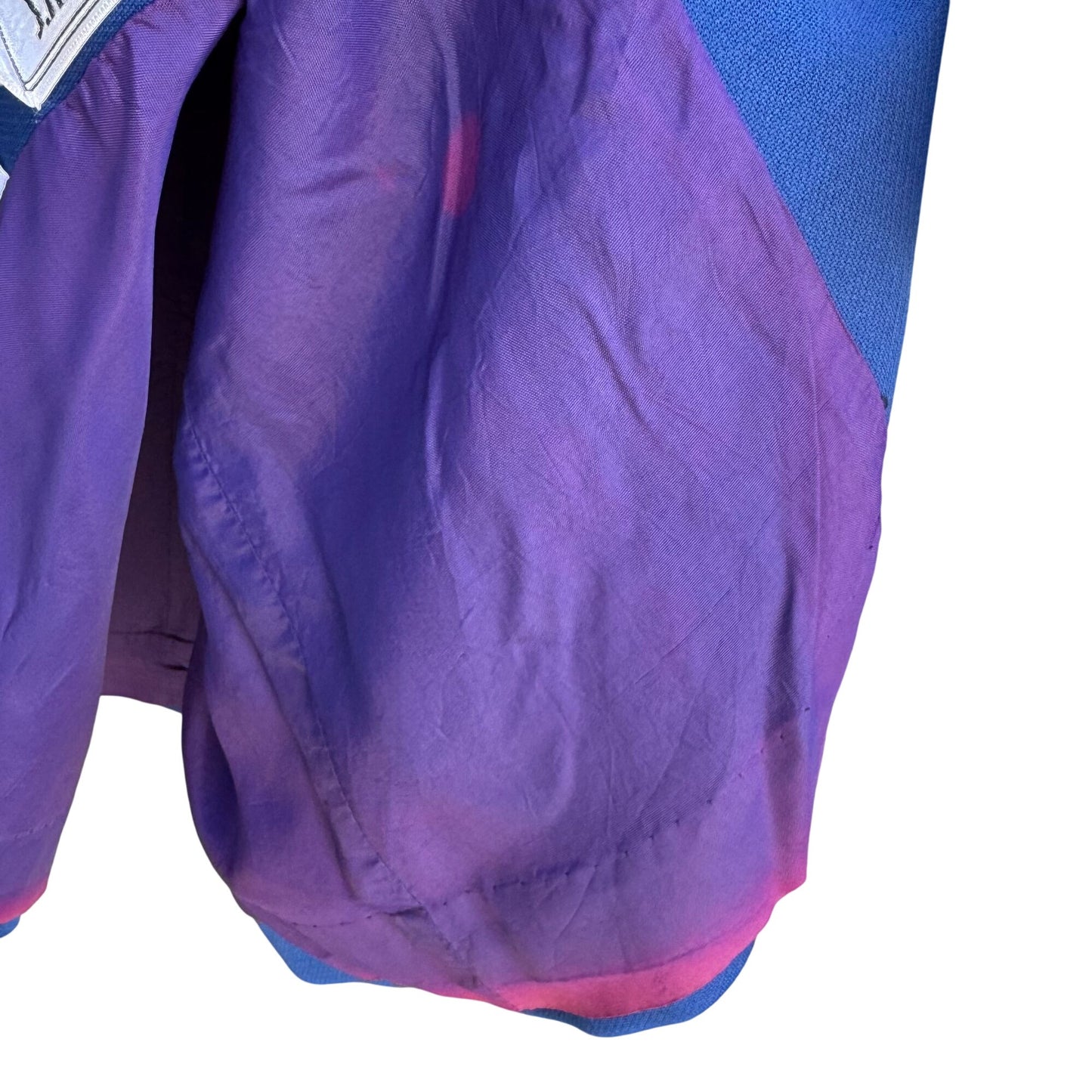 Bullocks Wilshire Vintage 60s 70s Womens Royal Blue A Line Mod Coat Overcoat L