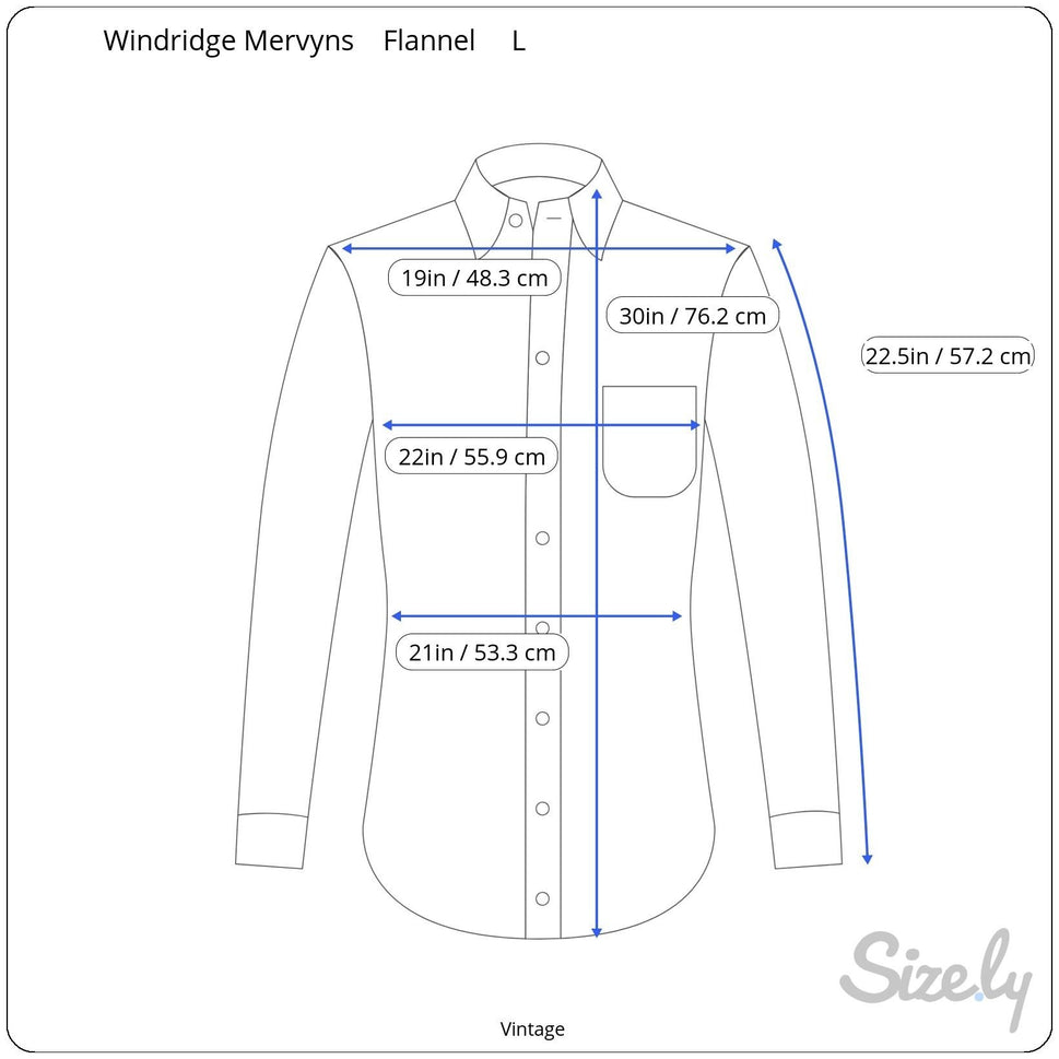 Windridge Mervyns Vintage Plaid Grunge Retro Mens Black White Flannel Shirt M