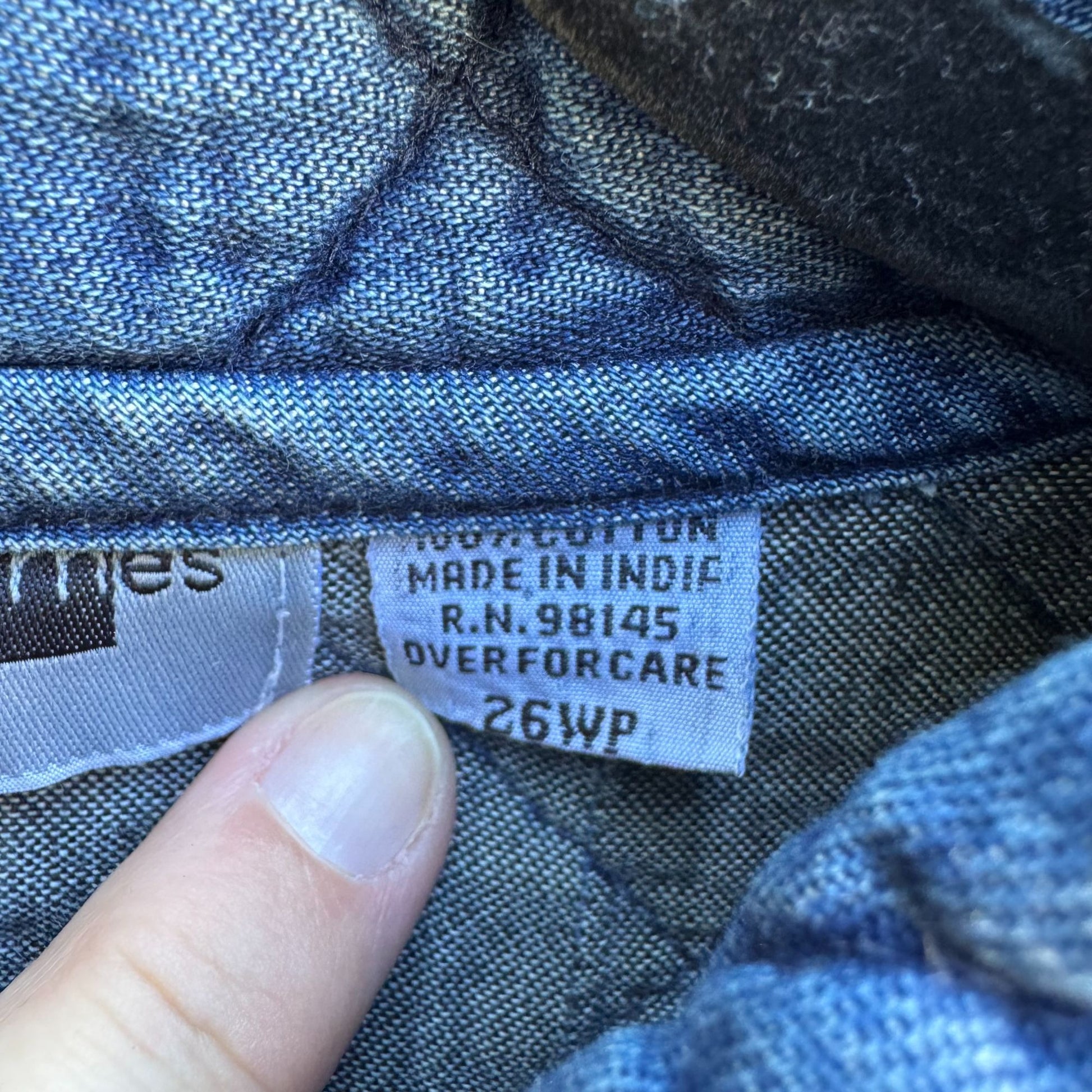 Maggie Barnes Petites Vintage Womens Floral Embroidery Quilted Denim Jacket 26WP