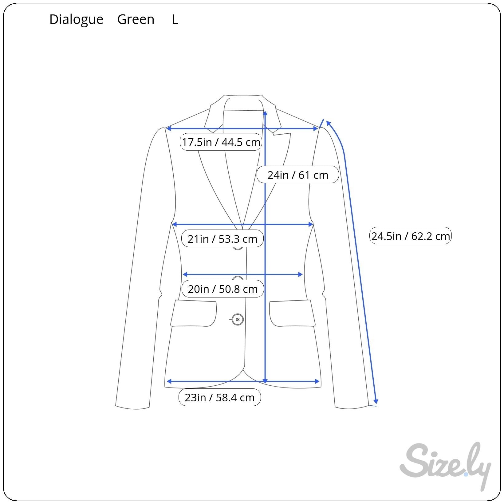 Dialogue Womens Teal Textured Stretch Adjustable Belt Button-Up Blazer Jacket L