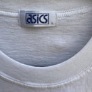 Switch Hard Rock Cafe Singapore Vintage White Graphic Print Asics All Cotton Tee Shirt L 3 image