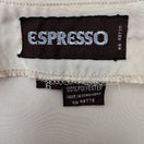 Switch Espresso Vintage 90s Champagne Beige Satin Button Up Blouse Notched Neck Size 6 2 image