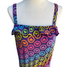 Switch Circo Heart Print Ruffle Hem Cotton Blend Multicolor Romper Girls XL Womens S/XS 3 image