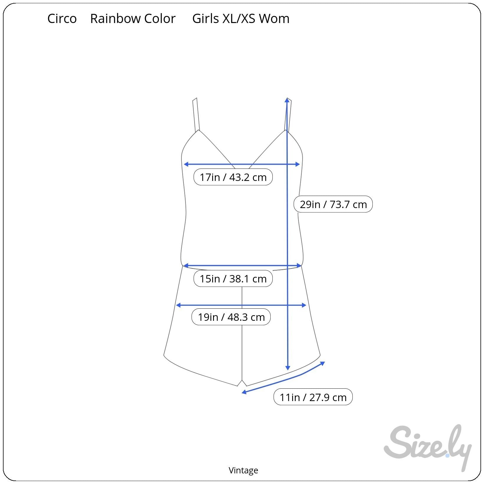 Circo Heart Print Ruffle Hem Cotton Blend Multicolor Romper Girls XL Womens S/XS