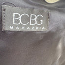 Switch BCBG Max Azria Y2K 90s Biker Chic Edgy Moto Goth Luxury Leather Wrap Top Vest S 2 image