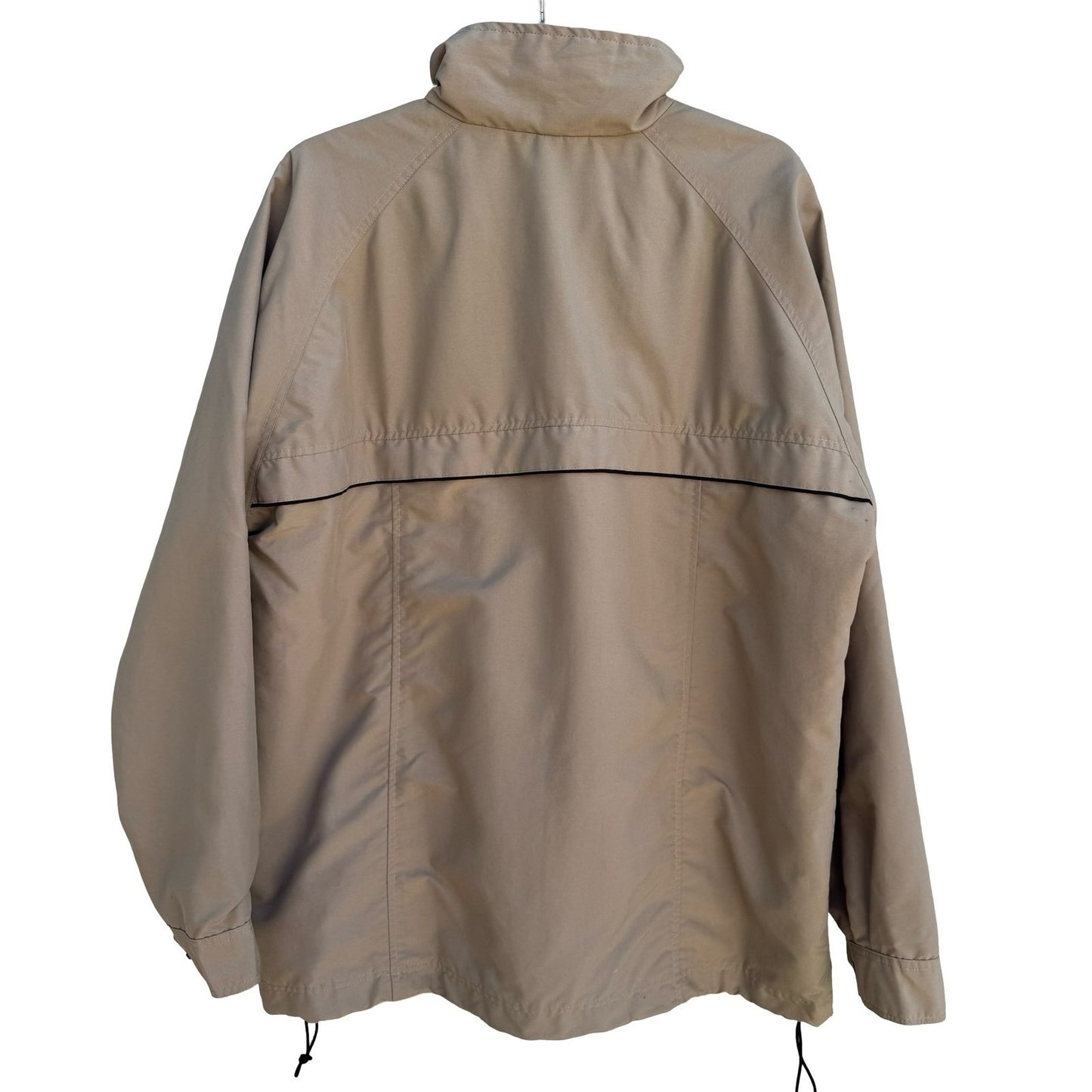 Technicolor Vintage 90s Harrington Windbreaker Bomber Jacket Tan Mens L Film