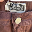 Switch Route 66 Vintage Womens Brown Cargo Drawstring Hem Stretch Cargo Capri Pants 18W 2 image