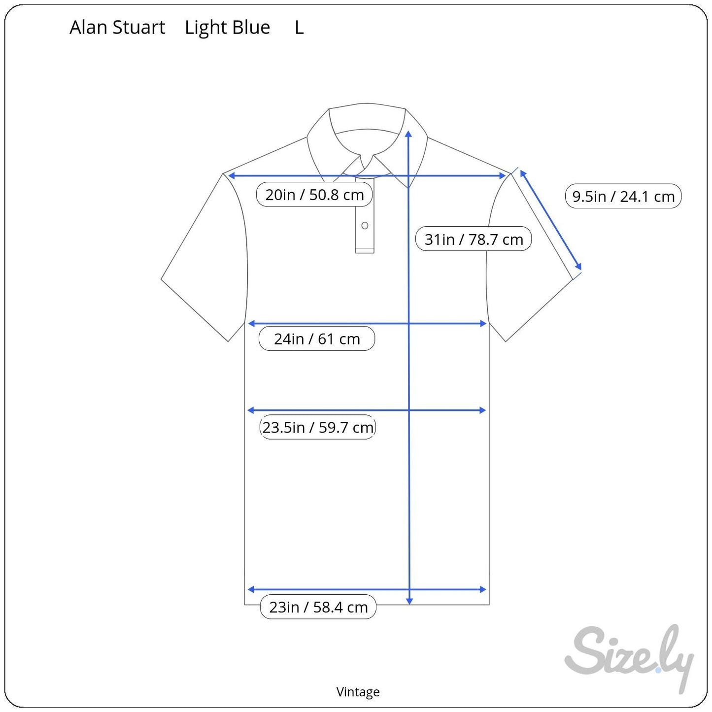 Alan Stuart Vintage 70s Mens Blue Guayabera Woven Panels Short Sleeve Shirt L