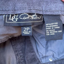 Switch Diane Gilman DG2 Grey Corduroy Pants 2P Mid-Rise Casual Stretch Slim Fit Womens 2 image