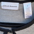 Switch Alfred Dunner Vintage Womens Gray Cardigan Sweater Floral Embroidery Beaded M 2 image