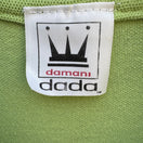 Switch Damani Dada Supreme Vintage Lime Green Quarter Zip Polo Shirt Mens XL Made USA 2 image