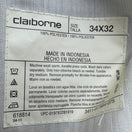 Switch Claiborne Professional Gabardine Dress Pants Charcoal Mens 34x32 017894-075 NEW 2 image
