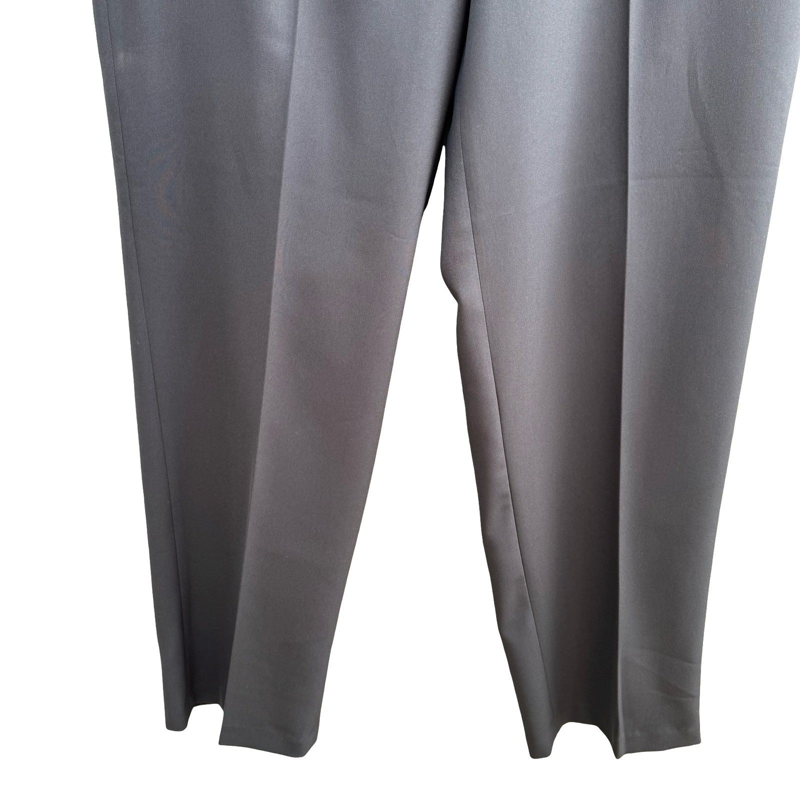 Claiborne Professional Gabardine Dress Pants Charcoal Mens 34x32 017894-075 NEW