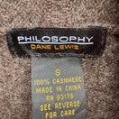 Switch Philosophy Dane Lewis 100% Cashmere Quiet Luxury Preppy Open Front Cardigan S 2 image